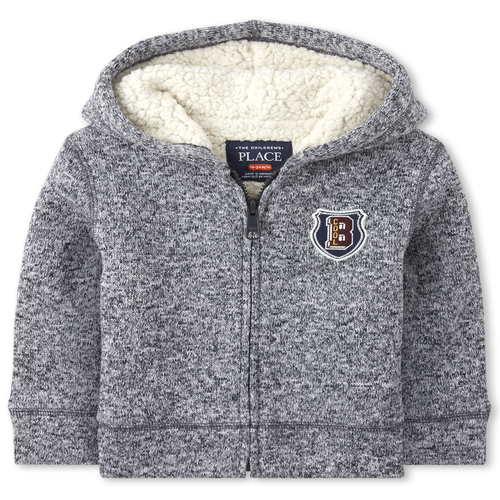s Baby And Toddler Boys Sherpa Sweater Fleece Zip Up Hoodie - Black - The Children's Place
s Baby And Toddler Boys Sherpa Sweater Fleece Zip Up Hoodie - Black - The Children's Place
