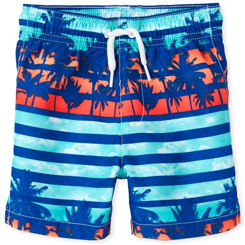 Newborn Baby And Toddler Boys Palm Tree Swim Trunks - Blue - The Children's Place
Newborn Baby And Toddler Boys Palm Tree Swim Trunks - Blue - The Children's Place