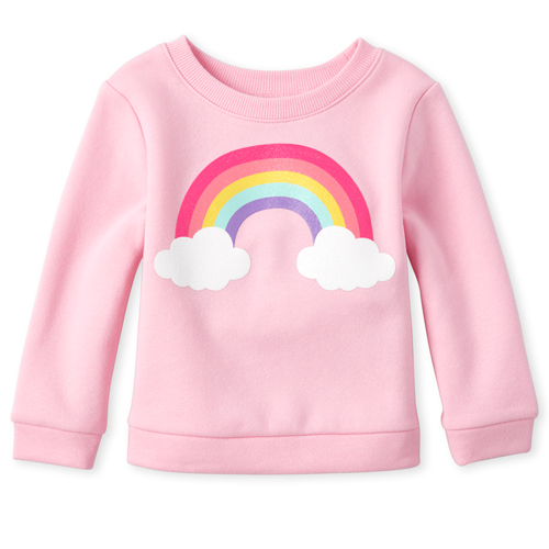 s Baby And Toddler Glitter French Terry Sweatshirt - Pink - The Children's Place
s Baby And Toddler Glitter French Terry Sweatshirt - Pink - The Children's Place
