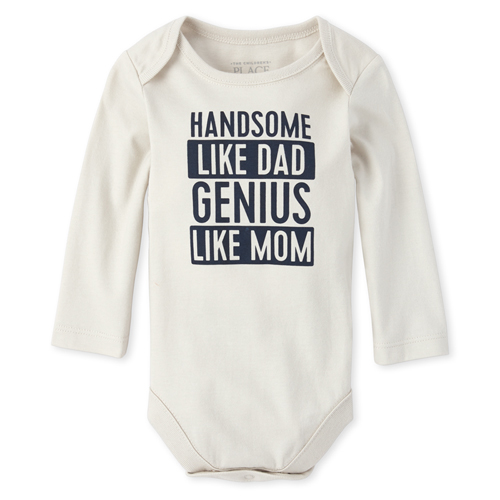 Newborn Baby Boys Family Genius Graphic Bodysuit - Tan - The Children's Place
Newborn Baby Boys Family Genius Graphic Bodysuit - Tan - The Children's Place