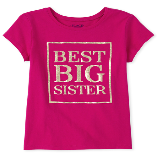s Glitter Best Sister Matching Graphic Tee - Pink T-Shirt - The Children's Place
s Glitter Best Sister Matching Graphic Tee - Pink T-Shirt - The Children's Place