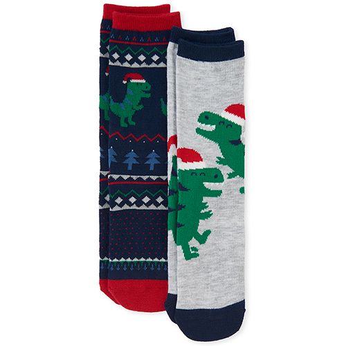 Boys Toddler And Boys Merry Rex-Mas Crew Socks 2-Pack - Multi - The Children's Place
Boys Toddler And Boys Merry Rex-Mas Crew Socks 2-Pack - Multi - The Children's Place