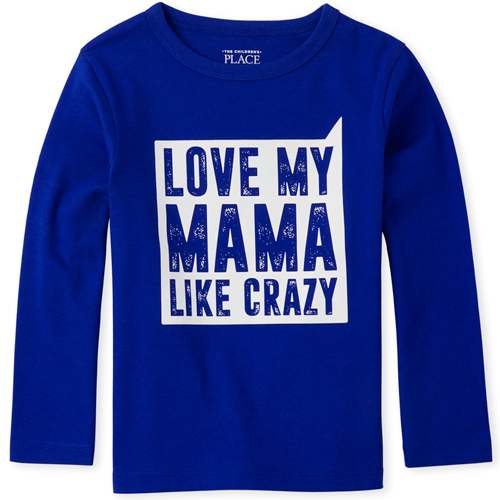 s Baby And Toddler Boys Mama Graphic Tee - Blue T-Shirt - The Children's Place
s Baby And Toddler Boys Mama Graphic Tee - Blue T-Shirt - The Children's Place