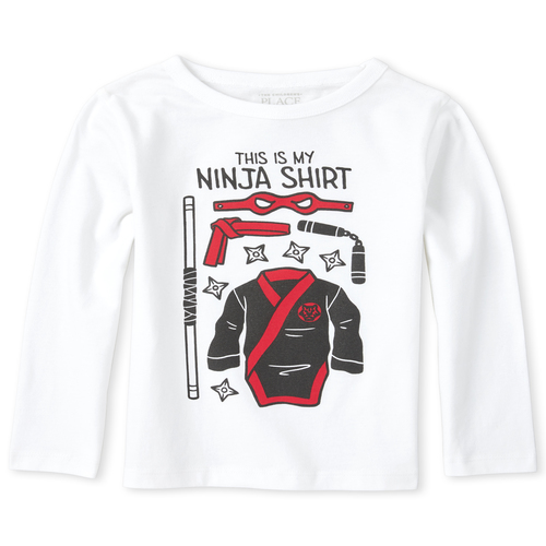 s Baby And Toddler Boys Ninja Graphic Tee - White T-Shirt - The Children's Place
s Baby And Toddler Boys Ninja Graphic Tee - White T-Shirt - The Children's Place