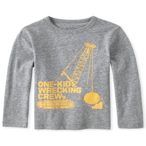 s Baby And Toddler Boys Wrecking Crew Graphic Tee - Gray T-Shirt - The Children's Place
s Baby And Toddler Boys Wrecking Crew Graphic Tee - Gray T-Shirt - The Children's Place