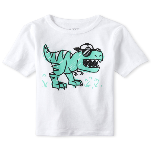 s Baby And Toddler Boys Dino Doodle Graphic Tee - White T-Shirt - The Children's Place
s Baby And Toddler Boys Dino Doodle Graphic Tee - White T-Shirt - The Children's Place