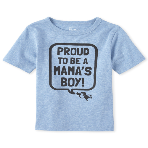 s Baby And Toddler Boys Mama's Boy Graphic Tee - Blue T-Shirt - The Children's Place
s Baby And Toddler Boys Mama's Boy Graphic Tee - Blue T-Shirt - The Children's Place