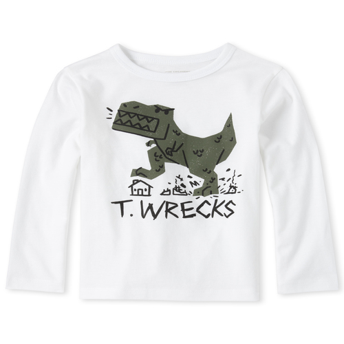 s Baby And Toddler Boys Dino Graphic Tee - White T-Shirt - The Children's Place
s Baby And Toddler Boys Dino Graphic Tee - White T-Shirt - The Children's Place
