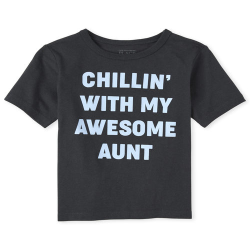 s Baby And Toddler Boys Aunt Graphic Tee - Black T-Shirt - The Children's Place
s Baby And Toddler Boys Aunt Graphic Tee - Black T-Shirt - The Children's Place