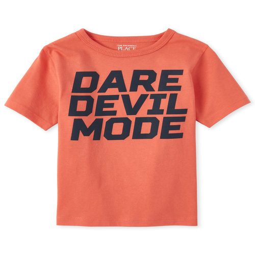 s Baby And Toddler Boys Dare Devil Graphic Tee - Orange T-Shirt - The Children's Place
s Baby And Toddler Boys Dare Devil Graphic Tee - Orange T-Shirt - The Children's Place
