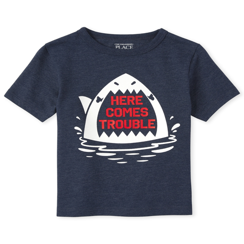 s Baby And Toddler Boys Shark Graphic Tee - Blue T-Shirt - The Children's Place
s Baby And Toddler Boys Shark Graphic Tee - Blue T-Shirt - The Children's Place
