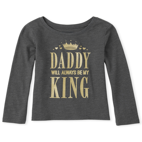 s Baby And Toddler Glitter Daddy King Graphic Tee - Gray T-Shirt - The Children's Place
s Baby And Toddler Glitter Daddy King Graphic Tee - Gray T-Shirt - The Children's Place