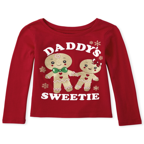 s Baby And Toddler Glitter Daddy's Sweetie Graphic Tee - Red T-Shirt - The Children's Place
s Baby And Toddler Glitter Daddy's Sweetie Graphic Tee - Red T-Shirt - The Children's Place