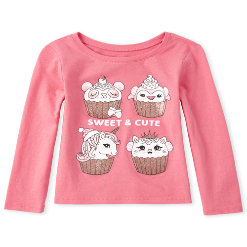 s Baby And Toddler Glitter Unicorn Cupcakes Graphic Tee - Pink T-Shirt - The Children's Place
s Baby And Toddler Glitter Unicorn Cupcakes Graphic Tee - Pink T-Shirt - The Children's Place