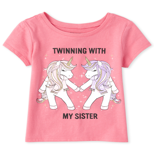 s Baby And Toddler Glitter Sister Unicorn Matching Graphic Tee - Pink T-Shirt - The Children's Place
s Baby And Toddler Glitter Sister Unicorn Matching Graphic Tee - Pink T-Shirt - The Children's Place