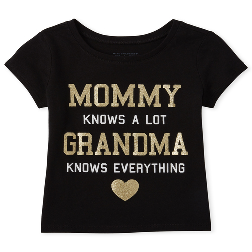 s Baby And Toddler Glitter Grandma Graphic Tee - Black T-Shirt - The Children's Place
s Baby And Toddler Glitter Grandma Graphic Tee - Black T-Shirt - The Children's Place