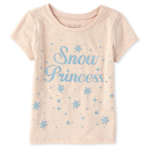 s Baby And Toddler Glitter Snow Princess Graphic Tee - Tan T-Shirt - The Children's Place
s Baby And Toddler Glitter Snow Princess Graphic Tee - Tan T-Shirt - The Children's Place