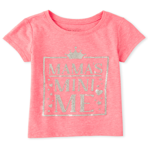 s Baby And Toddler Glitter Mama's Mini Me Graphic Tee - Pink T-Shirt - The Children's Place
s Baby And Toddler Glitter Mama's Mini Me Graphic Tee - Pink T-Shirt - The Children's Place