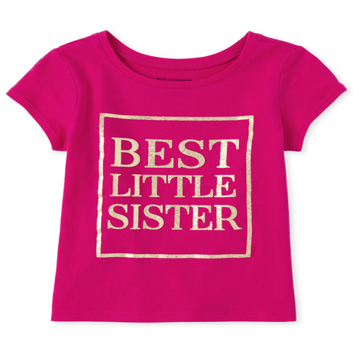s Baby And Toddler Glitter Best Sister Matching Graphic Tee - Pink T-Shirt - The Children's Place
s Baby And Toddler Glitter Best Sister Matching Graphic Tee - Pink T-Shirt - The Children's Place