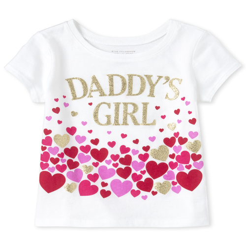 s Baby And Toddler Glitter Daddy's Girl Graphic Tee - White T-Shirt - The Children's Place
s Baby And Toddler Glitter Daddy's Girl Graphic Tee - White T-Shirt - The Children's Place