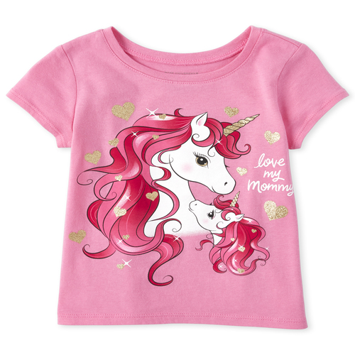 s Baby And Toddler Glitter Mommy Unicorn Graphic Tee - Pink T-Shirt - The Children's Place
s Baby And Toddler Glitter Mommy Unicorn Graphic Tee - Pink T-Shirt - The Children's Place