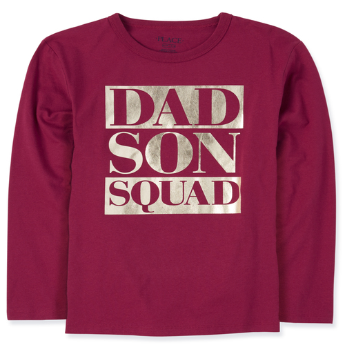 s Boys Matching Family Foil Squad Graphic Tee - Red T-Shirt - The Children's Place
s Boys Matching Family Foil Squad Graphic Tee - Red T-Shirt - The Children's Place