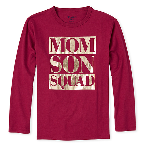 s Boys Matching Family Foil Squad Graphic Tee - Red T-Shirt - The Children's Place
s Boys Matching Family Foil Squad Graphic Tee - Red T-Shirt - The Children's Place