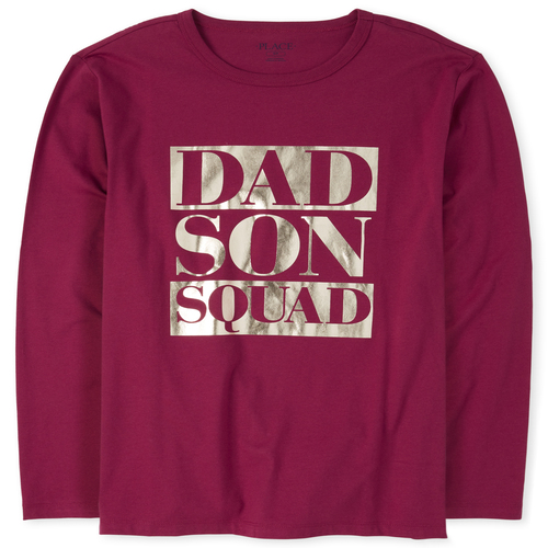 s Mens Matching Family Foil Squad Graphic Tee - Red T-Shirt - The Children's Place
s Mens Matching Family Foil Squad Graphic Tee - Red T-Shirt - The Children's Place