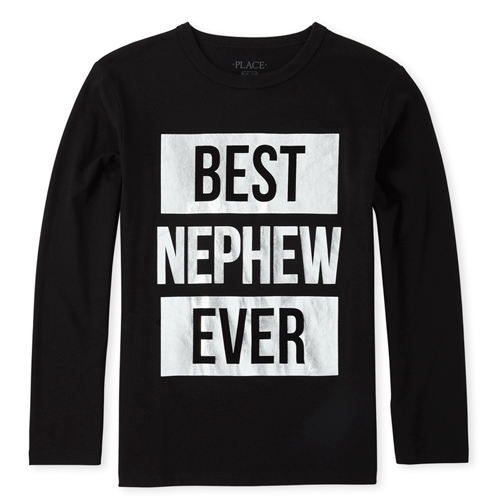 s Boys Matching Family Foil Best Ever Graphic Tee - Black T-Shirt - The Children's Place
s Boys Matching Family Foil Best Ever Graphic Tee - Black T-Shirt - The Children's Place