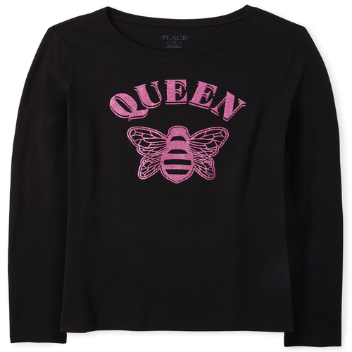 Womens Mommy And Me Queen Bee Matching Graphic Tee - Black T-Shirt - The Children' Place
Womens Mommy And Me Queen Bee Matching Graphic Tee - Black T-Shirt - The Children' Place
