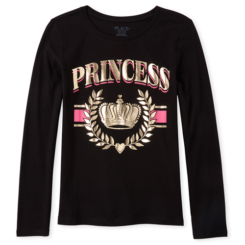 s Matching Family Foil Princess Graphic Tee - Black T-Shirt - The Children's Place
s Matching Family Foil Princess Graphic Tee - Black T-Shirt - The Children's Place