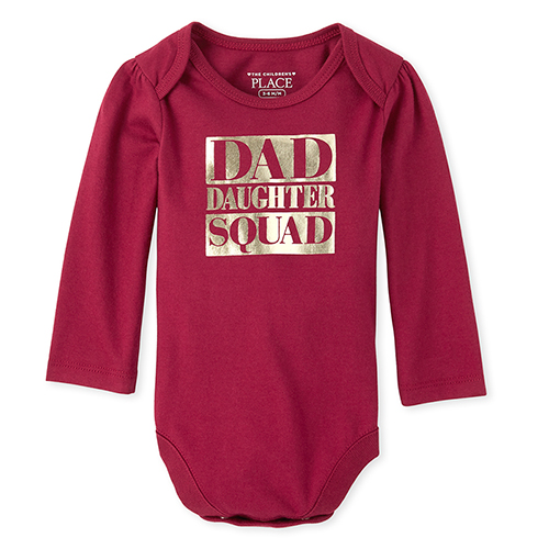 Newborn Baby Matching Family Foil Squad Graphic Bodysuit - Red - The Children's Place
Newborn Baby Matching Family Foil Squad Graphic Bodysuit - Red - The Children's Place