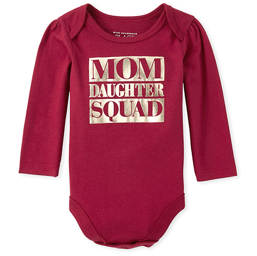 Newborn Baby Foil Squad Matching Graphic Bodysuit - Red - The Children's Place
Newborn Baby Foil Squad Matching Graphic Bodysuit - Red - The Children's Place