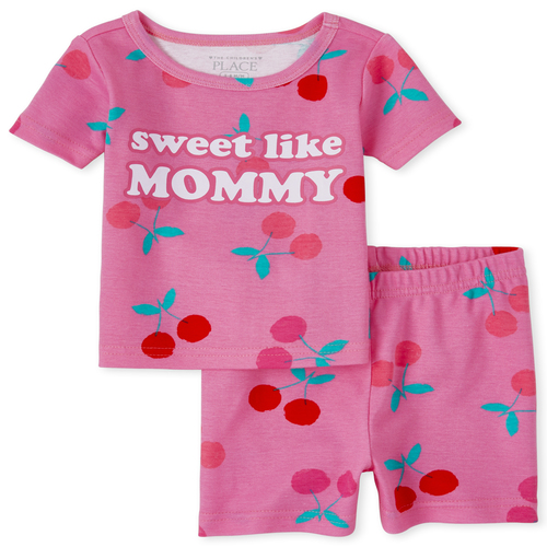 s Baby And Toddler Mommy Cherry Snug Fit Cotton Pajamas - Pink - The Children's Place
s Baby And Toddler Mommy Cherry Snug Fit Cotton Pajamas - Pink - The Children's Place