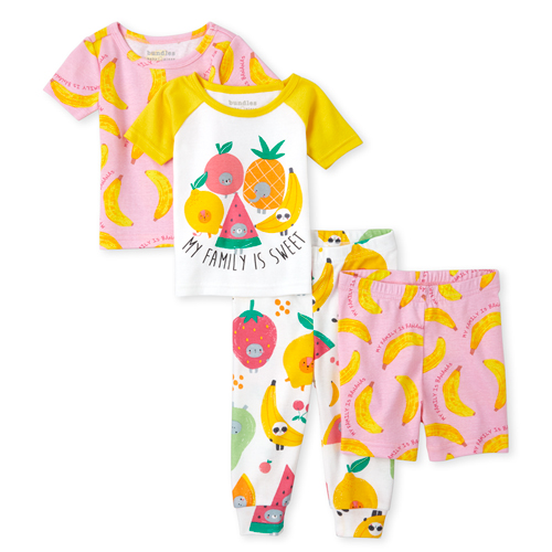s Baby And Toddler Fruit Family Snug Fit Cotton 4-Piece Pajamas - Yellow - The Children's Place
s Baby And Toddler Fruit Family Snug Fit Cotton 4-Piece Pajamas - Yellow - The Children's Place