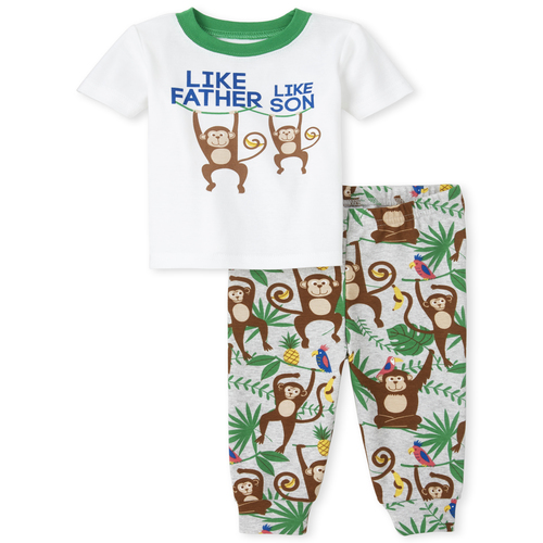 s Baby And Toddler Boys Monkey Snug Fit Cotton Pajamas - Gray - The Children's Place
s Baby And Toddler Boys Monkey Snug Fit Cotton Pajamas - Gray - The Children's Place