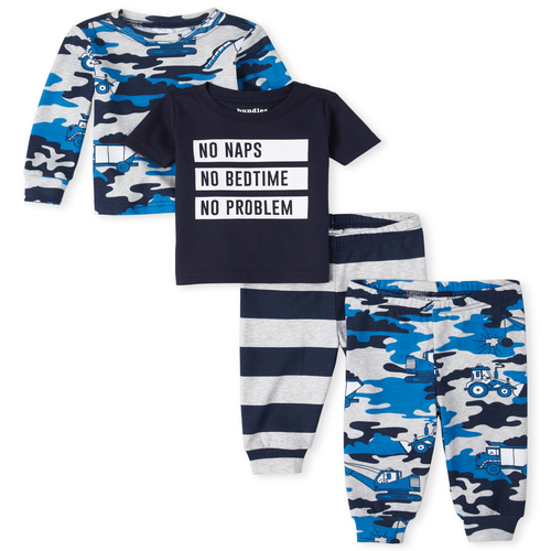 s Baby And Toddler Boys Construction Camo Snug Fit Cotton 4-Piece Pajamas - Gray - The Children's Place
s Baby And Toddler Boys Construction Camo Snug Fit Cotton 4-Piece Pajamas - Gray - The Children's Place