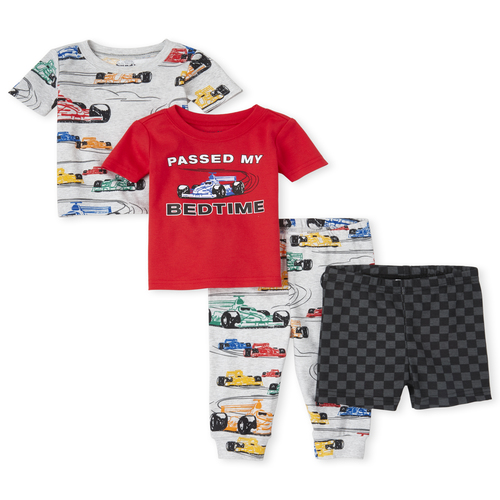 s Baby And Toddler Boys Racecar Snug Fit Cotton 4-Piece Pajamas - Gray - The Children's Place
s Baby And Toddler Boys Racecar Snug Fit Cotton 4-Piece Pajamas - Gray - The Children's Place