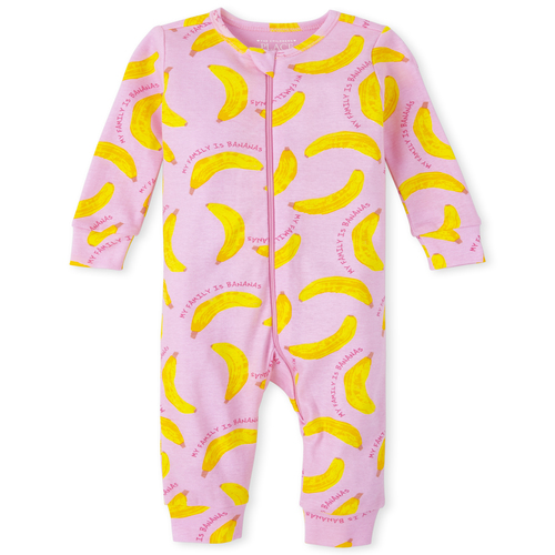 s Baby And Toddler Banana Snug Fit Cotton One Piece Pajamas - Pink - The Children's Place
s Baby And Toddler Banana Snug Fit Cotton One Piece Pajamas - Pink - The Children's Place