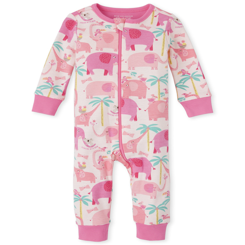 s Baby And Toddler Elephant Snug Fit Cotton One Piece Pajamas - Pink - The Children's Place
s Baby And Toddler Elephant Snug Fit Cotton One Piece Pajamas - Pink - The Children's Place