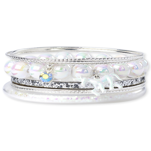 Girls Iridescent Unicorn Bangle Bracelet 8-Pack - Multi - The Children's Place
Girls Iridescent Unicorn Bangle Bracelet 8-Pack - Multi - The Children's Place