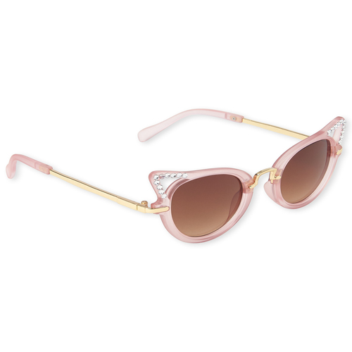 Girls Rhinestud Cat Eye Sunglasses - Pink - The Children's Place