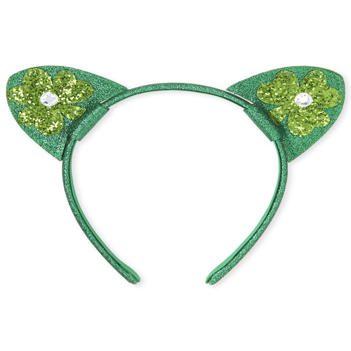 Baby Girls Toddler Glitter Shamrock Cat Eats Headband - Green - The Children's Place
Baby Girls Toddler Glitter Shamrock Cat Eats Headband - Green - The Children's Place