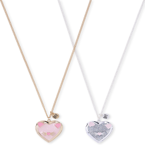 Girls Glitter Cat Bff Locket Necklace 2-Pack - Multi - The Children's Place
Girls Glitter Cat Bff Locket Necklace 2-Pack - Multi - The Children's Place