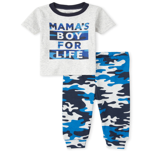 s Baby And Toddler Boys Mama's Boy Camo Snug Fit Cotton Pajamas - Gray - The Children's Place
s Baby And Toddler Boys Mama's Boy Camo Snug Fit Cotton Pajamas - Gray - The Children's Place