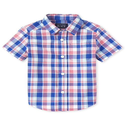 s Baby And Toddler Boys Dad And Me Plaid Poplin Matching Button Down Shirt - Pink - The Children's Place
s Baby And Toddler Boys Dad And Me Plaid Poplin Matching Button Down Shirt - Pink - The Children's Place