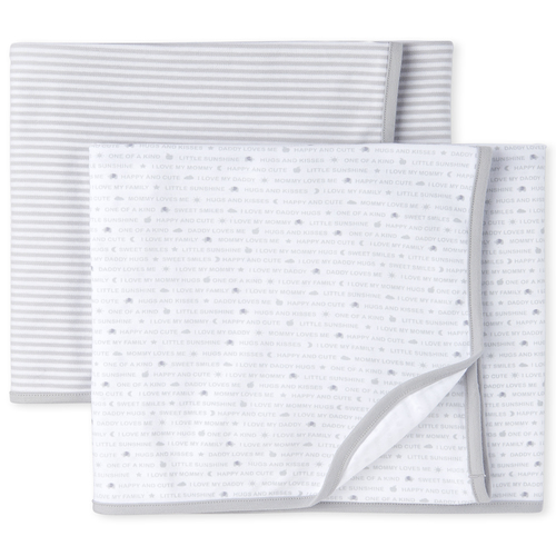 Newborn Unisex Baby Little Sunshine Swaddle Blanket 2-Pack - Gray - The Children's Place
Newborn Unisex Baby Little Sunshine Swaddle Blanket 2-Pack - Gray - The Children's Place