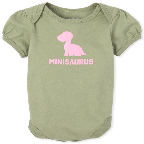 Newborn Baby Matching Family Dino Graphic Bodysuit - Green - The Children's Place
Newborn Baby Matching Family Dino Graphic Bodysuit - Green - The Children's Place