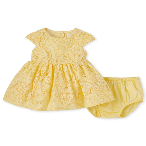 Newborn Baby Lace Matching Fit And Flare Dress - Yellow - The Children's Place
Newborn Baby Lace Matching Fit And Flare Dress - Yellow - The Children's Place