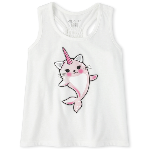 Girls Mix And Match Glitter Racerback Tank Top - White - The Children's Place
Girls Mix And Match Glitter Racerback Tank Top - White - The Children's Place